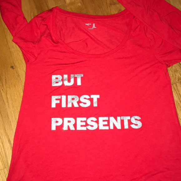 GapBody Other - Sleep Shirt ‘But First Presents’